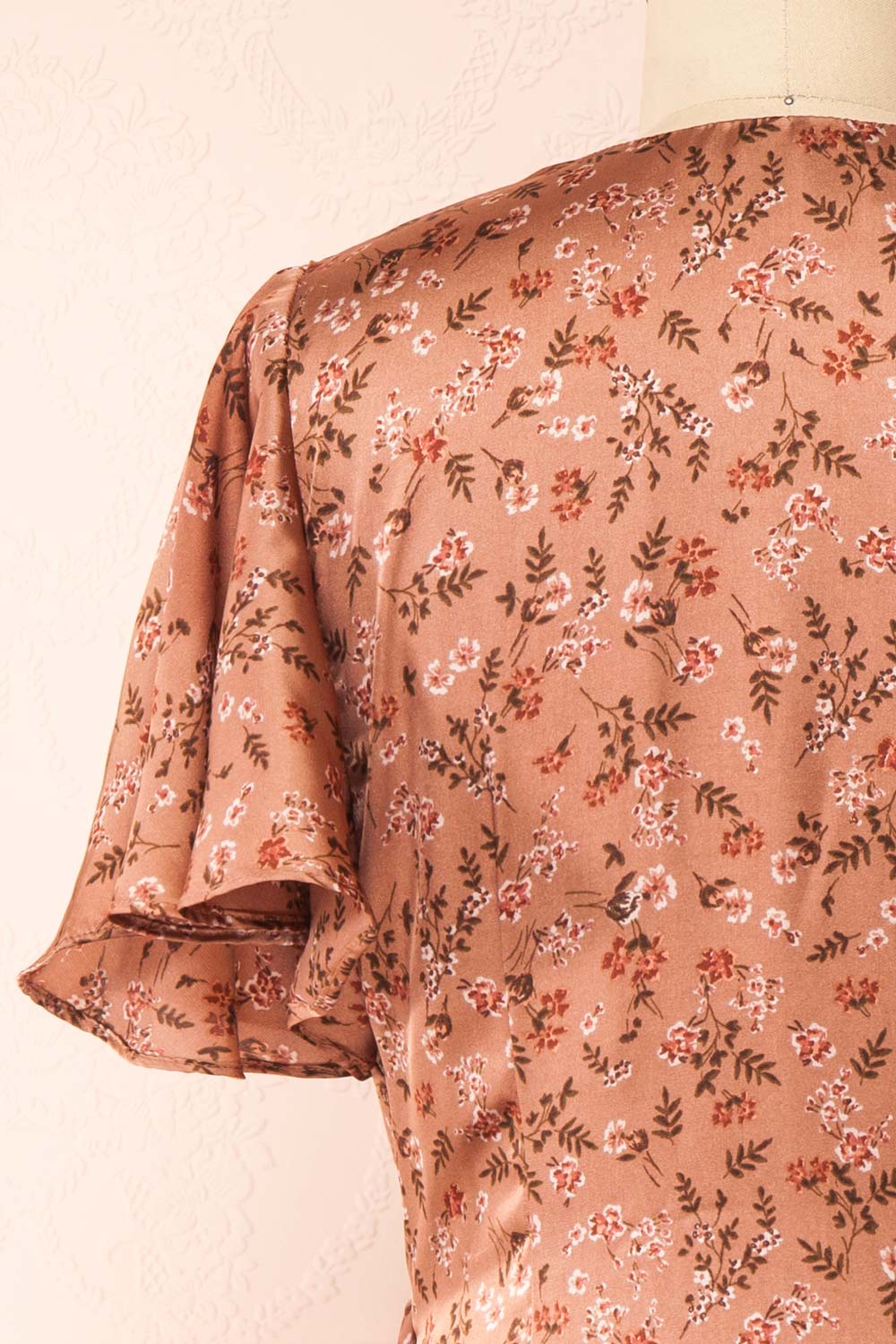 Hannah | Short Floral Wrap Dress