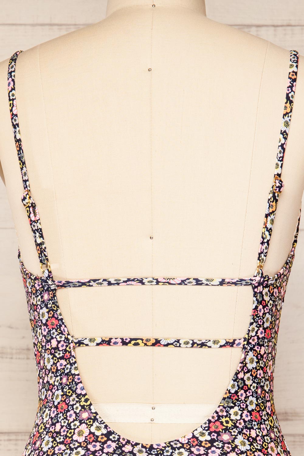 Heidelberg One-Piece Ditsy Floral Swimsuit | La petite garçonne- back close up
