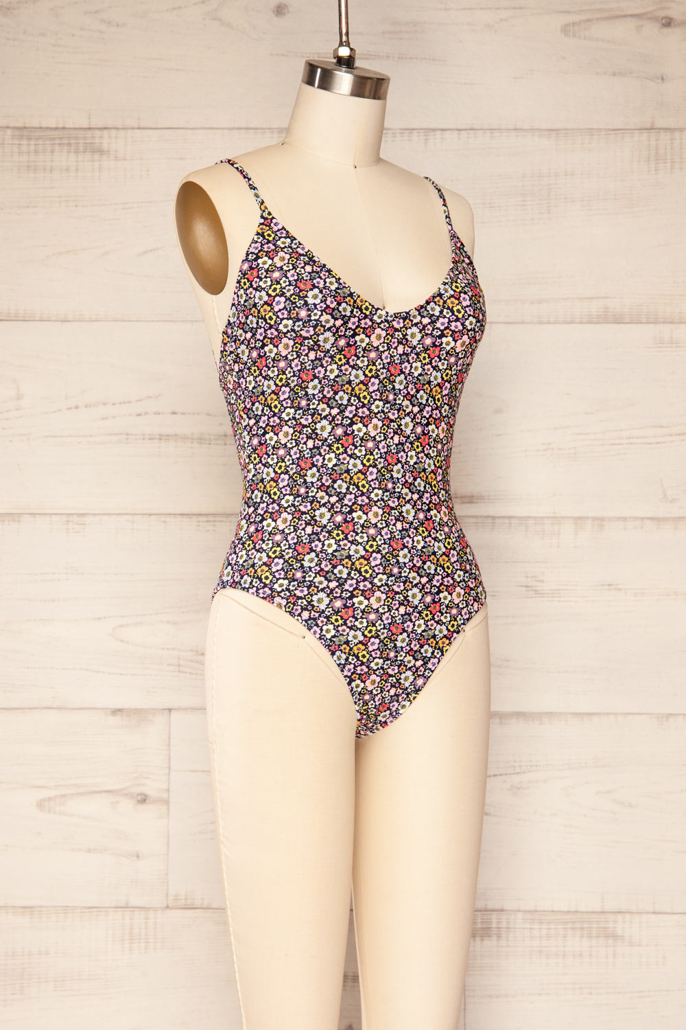 Heidelberg One-Piece Ditsy Floral Swimsuit | La petite garçonne- side view