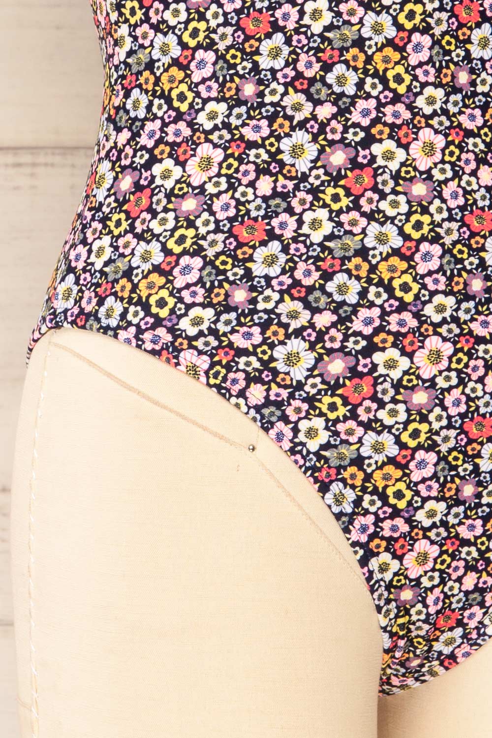 Heidelberg One-Piece Ditsy Floral Swimsuit | La petite garçonne- side bottom