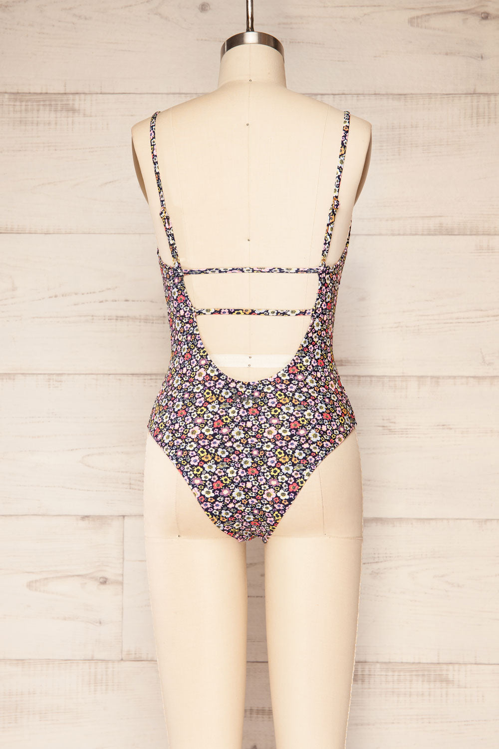Heidelberg One-Piece Ditsy Floral Swimsuit | La petite garçonne- back view