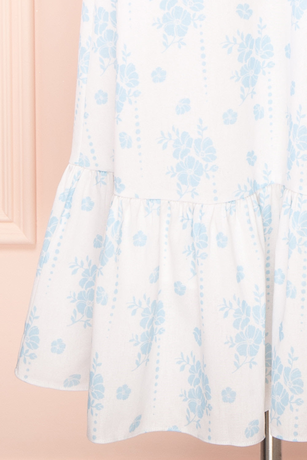 Helike White Floral Midi Dress | Boutique 1861 bottom