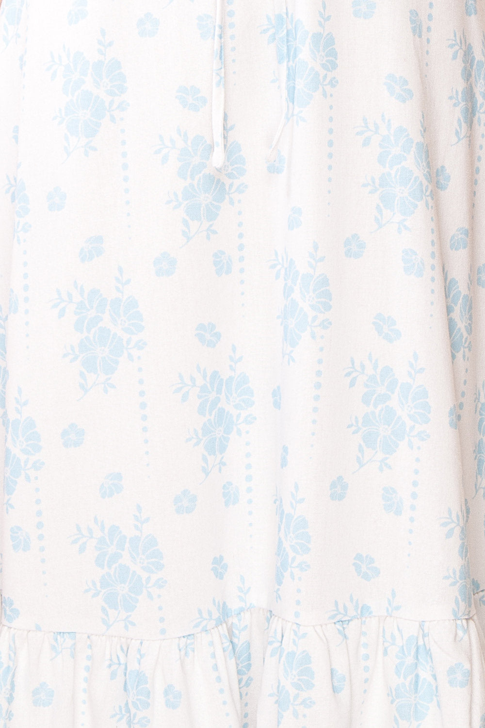 Helike White Floral Midi Dress | Boutique 1861 fabric