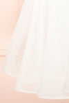 Isabeau Off-Shoulder Bridal Midi Dress | Boudoir 1861 bottom