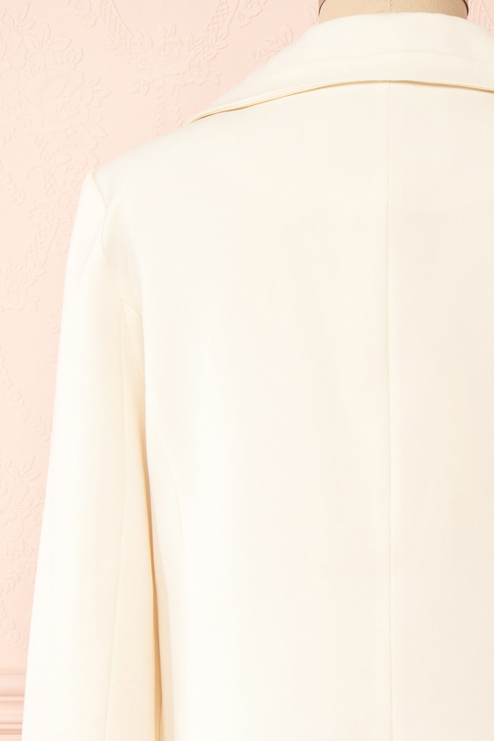 Ivona Blazer w/ Scalloped Shawl Lapel | Boudoir 1861 back close-up