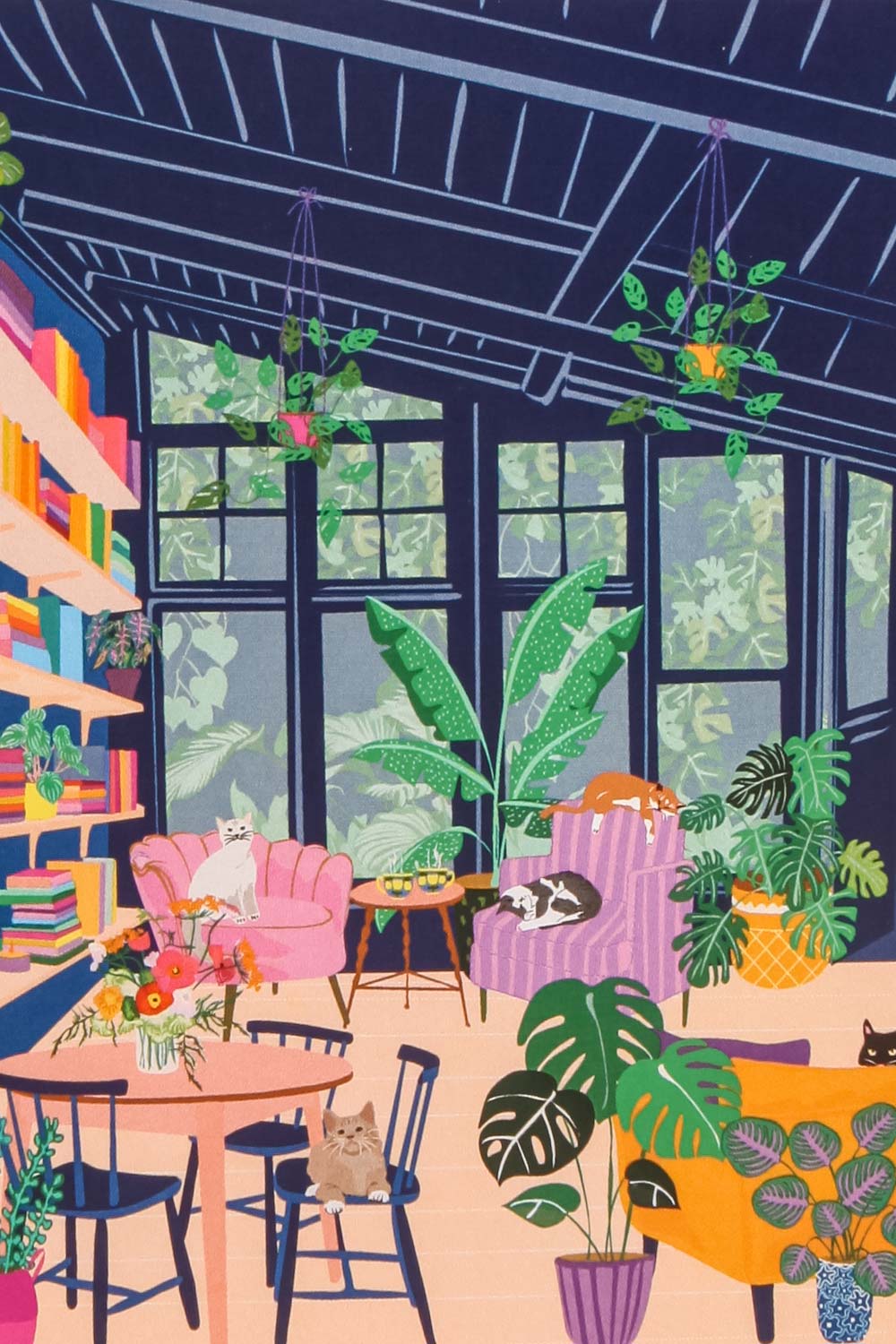 Jardin d'Hiver Card | Maison garçonne close-up