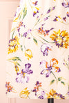 Jemima Short Floral Dress w/ Cowl Neck | Boutique 1861 details