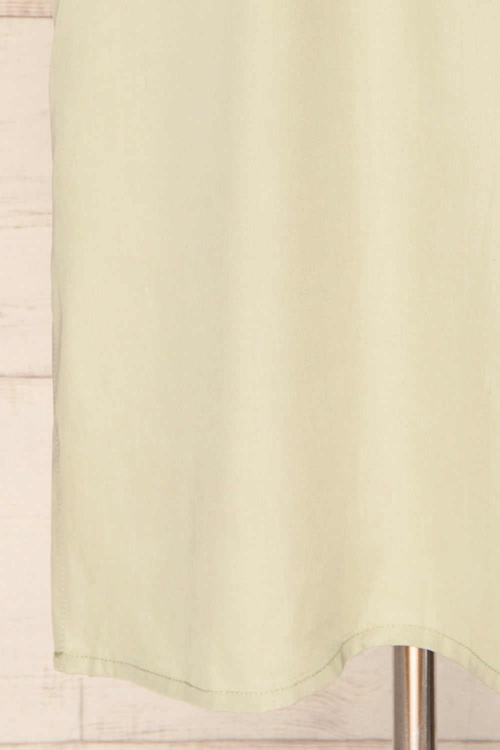 Johanna Sage Midi Dress w/ Drawstring | La petite garçonne bottom