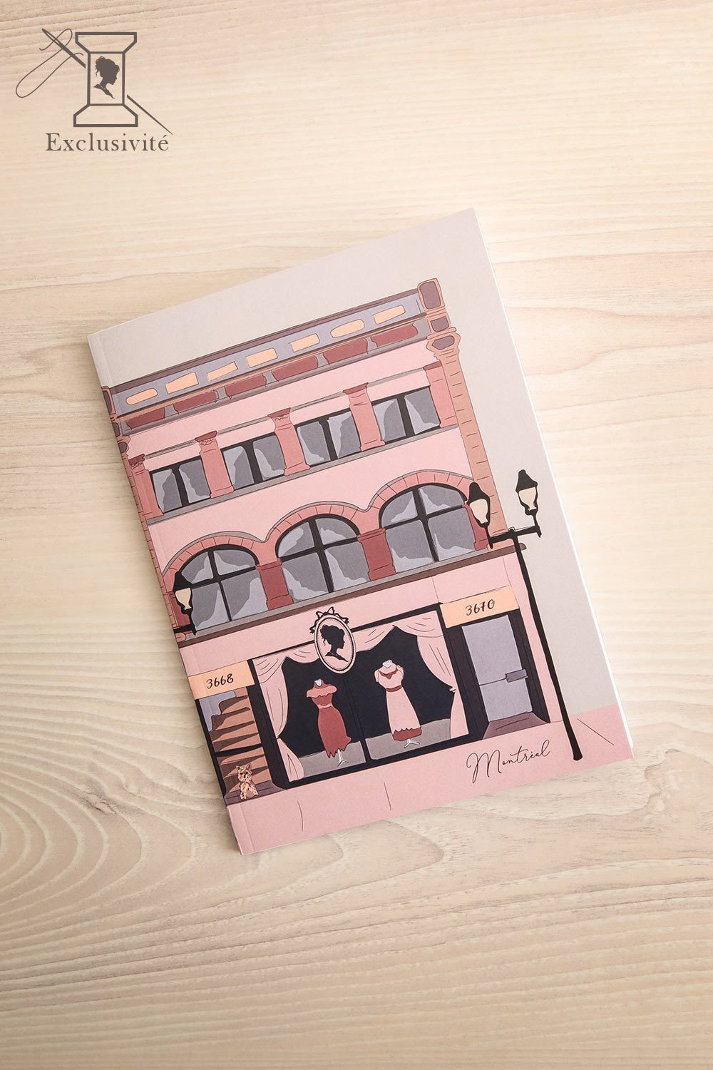 Journal Façade 1861 Exclusive Notebook | La Petite Garçonne Chpt. 2 1