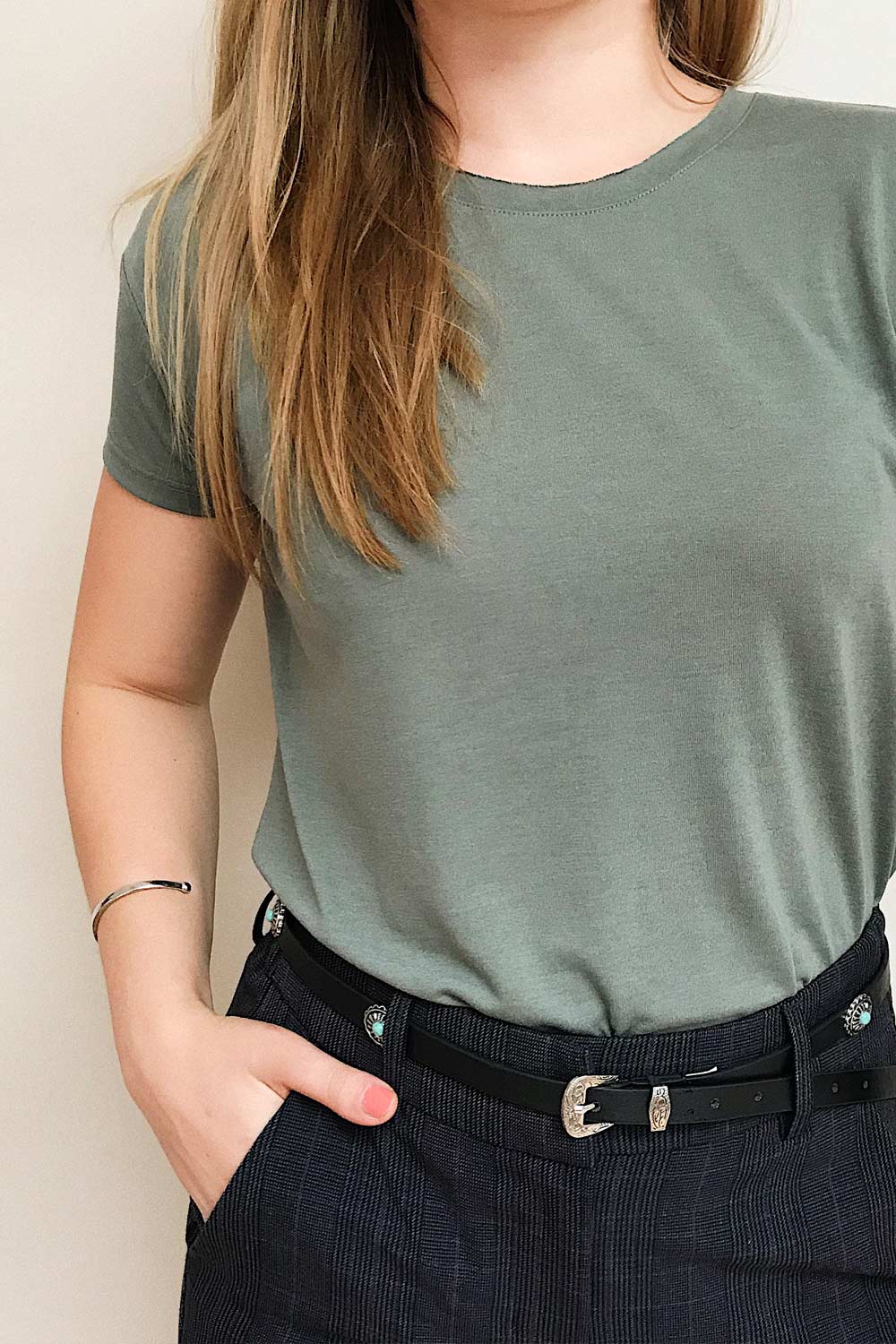 Orsk Charbon Black Western-Inspired Belt | La Petite Garçonne 2