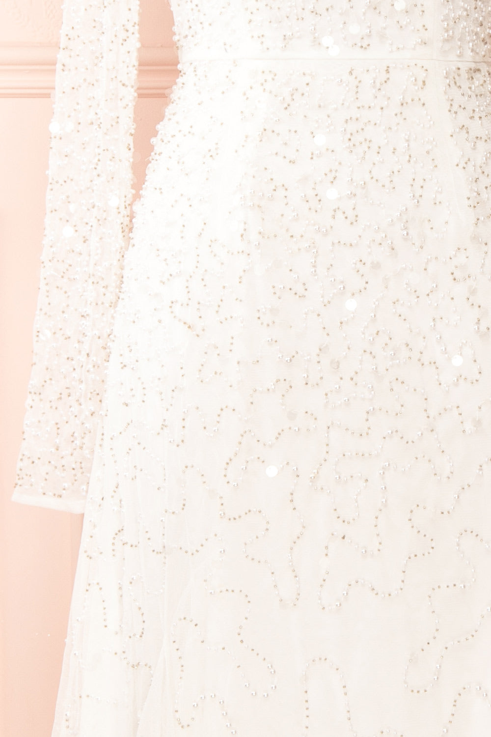 Judith Long Sleeve Beaded Bridal Dress | Boudoir 1861 sleeve