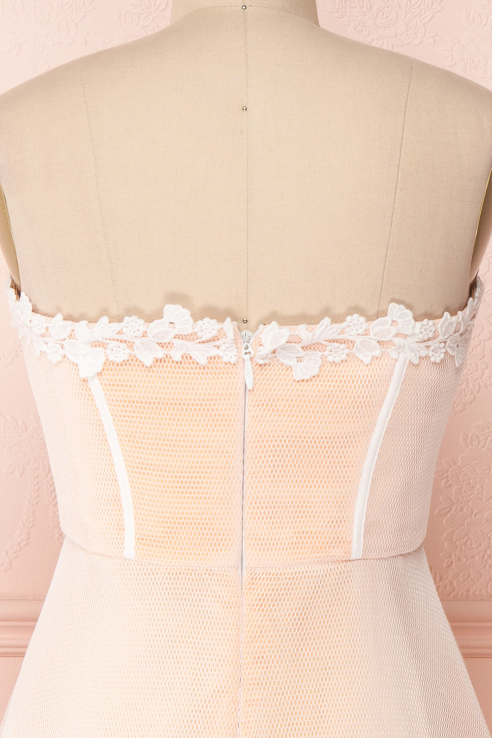Kaely Mist | Peach Bustier Dress