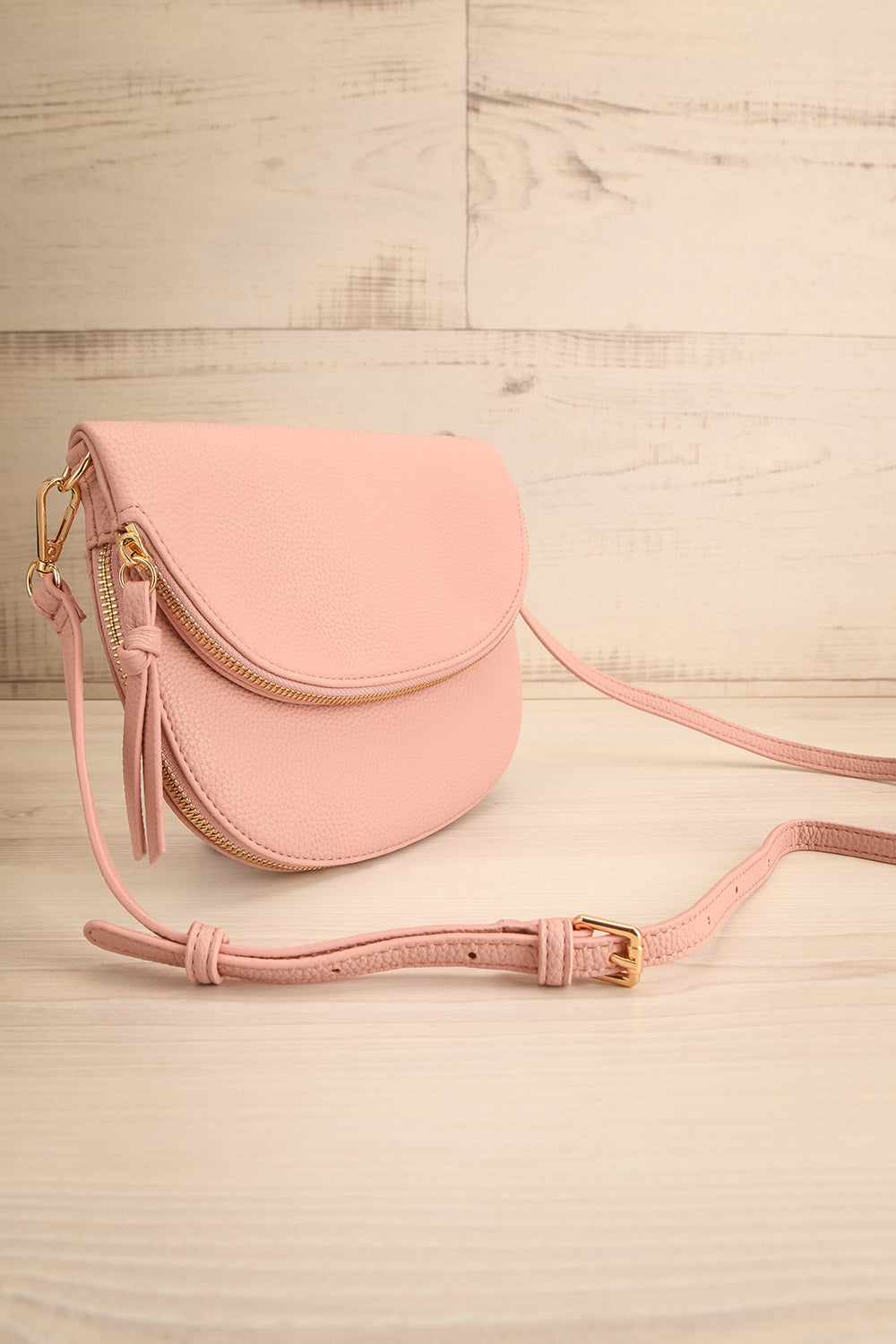 Kalel Rose Sac Pochette à Bandoulière | La Petite Garçonne side view