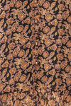 Kalvdans Paisley 3/4 Sleeve Button-Up Blouse | Boutique 1861 fabric