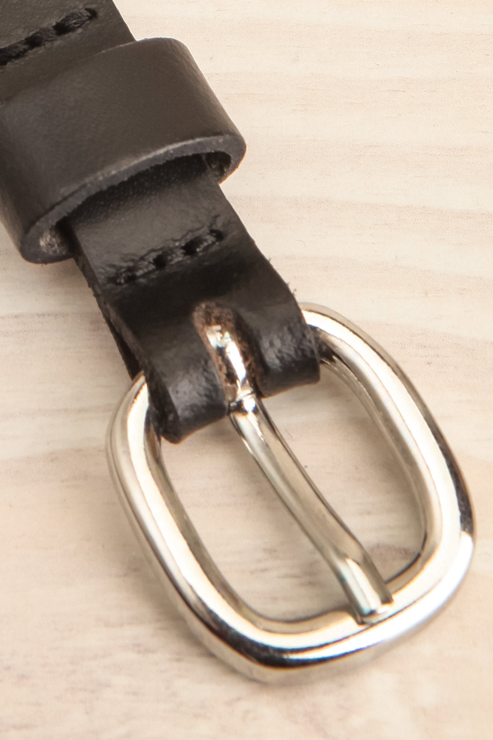 Keala Noir | Ceinture en Cuir