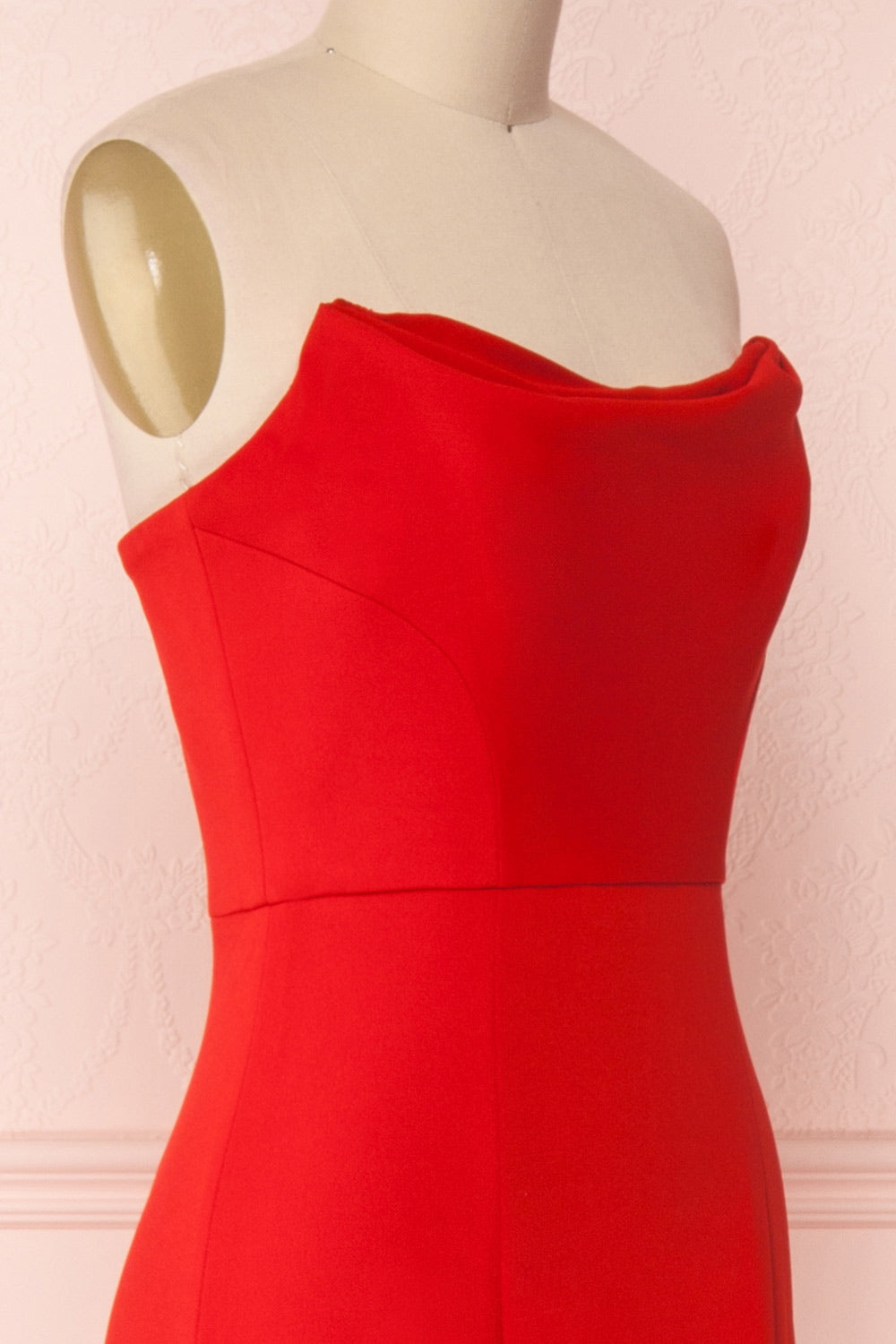 Keitirira | Red Bustier Dress