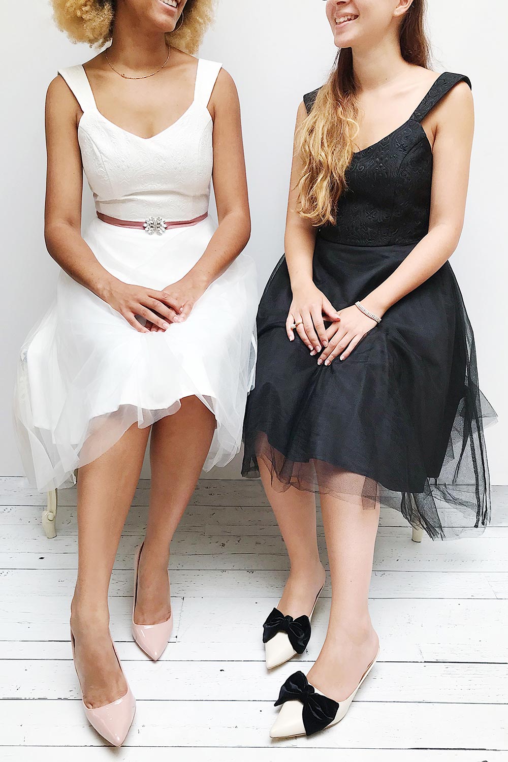 Ketty Sombre | Robe Ligne-A en Tulle