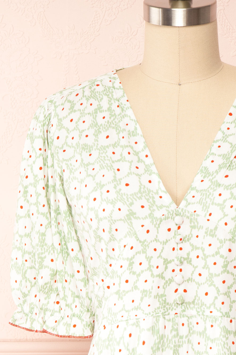 Kimmy Short Floral Dress | Boutique 1861 front view