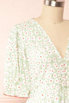Kimmy Short Floral Dress | Boutique 1861 side view close up