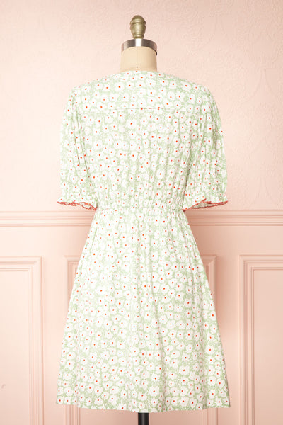 Kimmy Short Floral Dress | Boutique 1861 back view