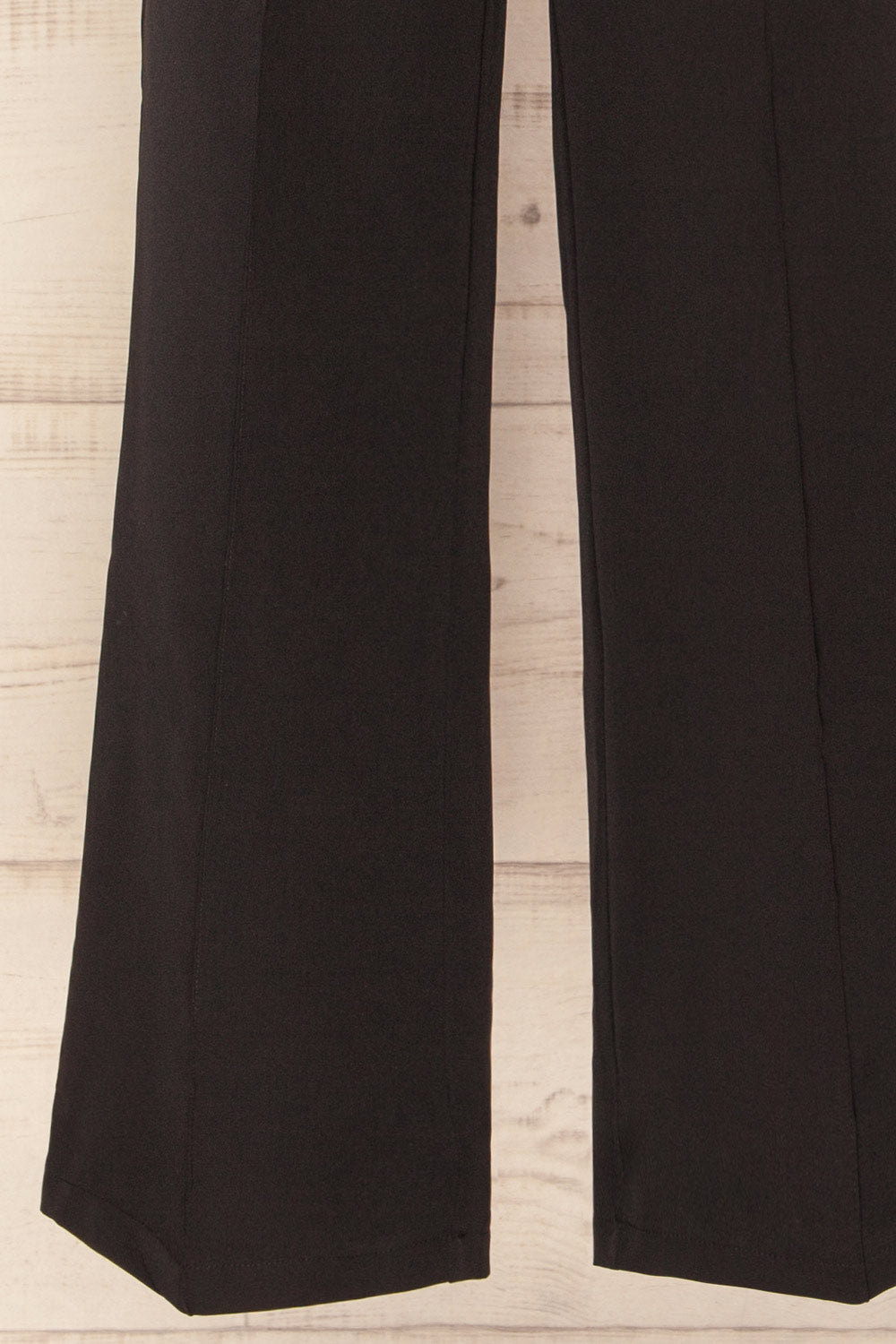Korcula Black High Waisted Wide Leg Pants | La petite garçonne bottom