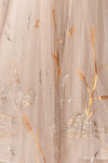 Ksenia A-Line Midi Dress w/ Bird Embroidery | Boutique 1861 fabric