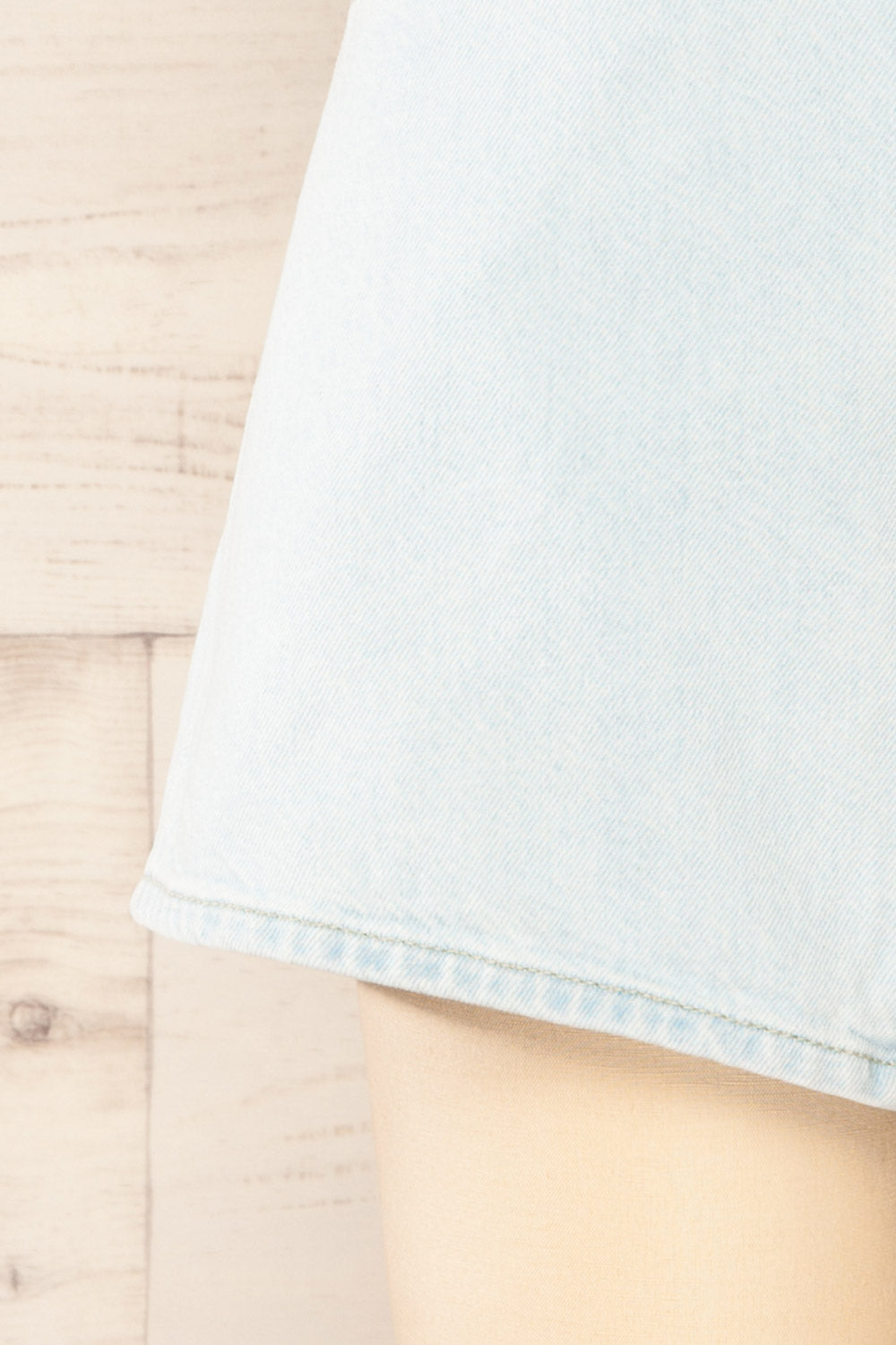 Lagunaa High-Waisted Denim Shorts | La petite garçonne bottom