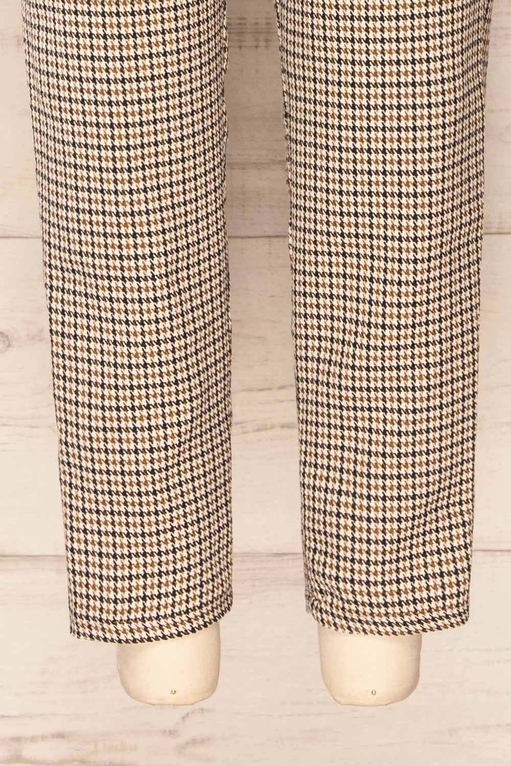 Lara Houndstooth Straight Leg Pants | La petite garçonne bottom