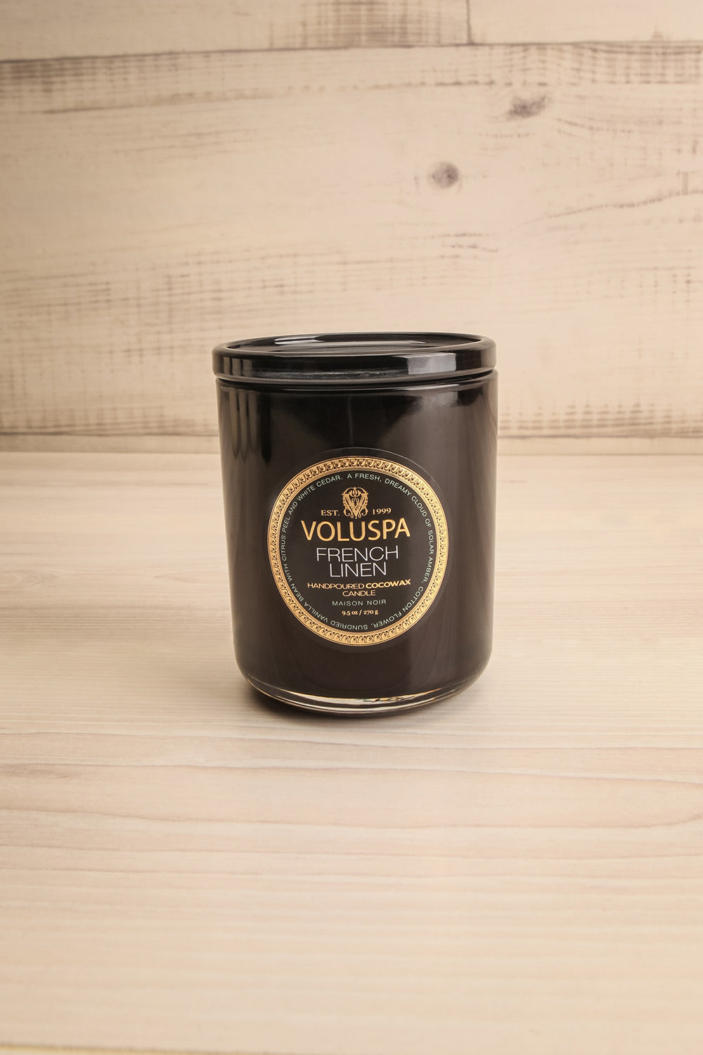 Large Classic Candle French Linen by Voluspa | La petite garçonne