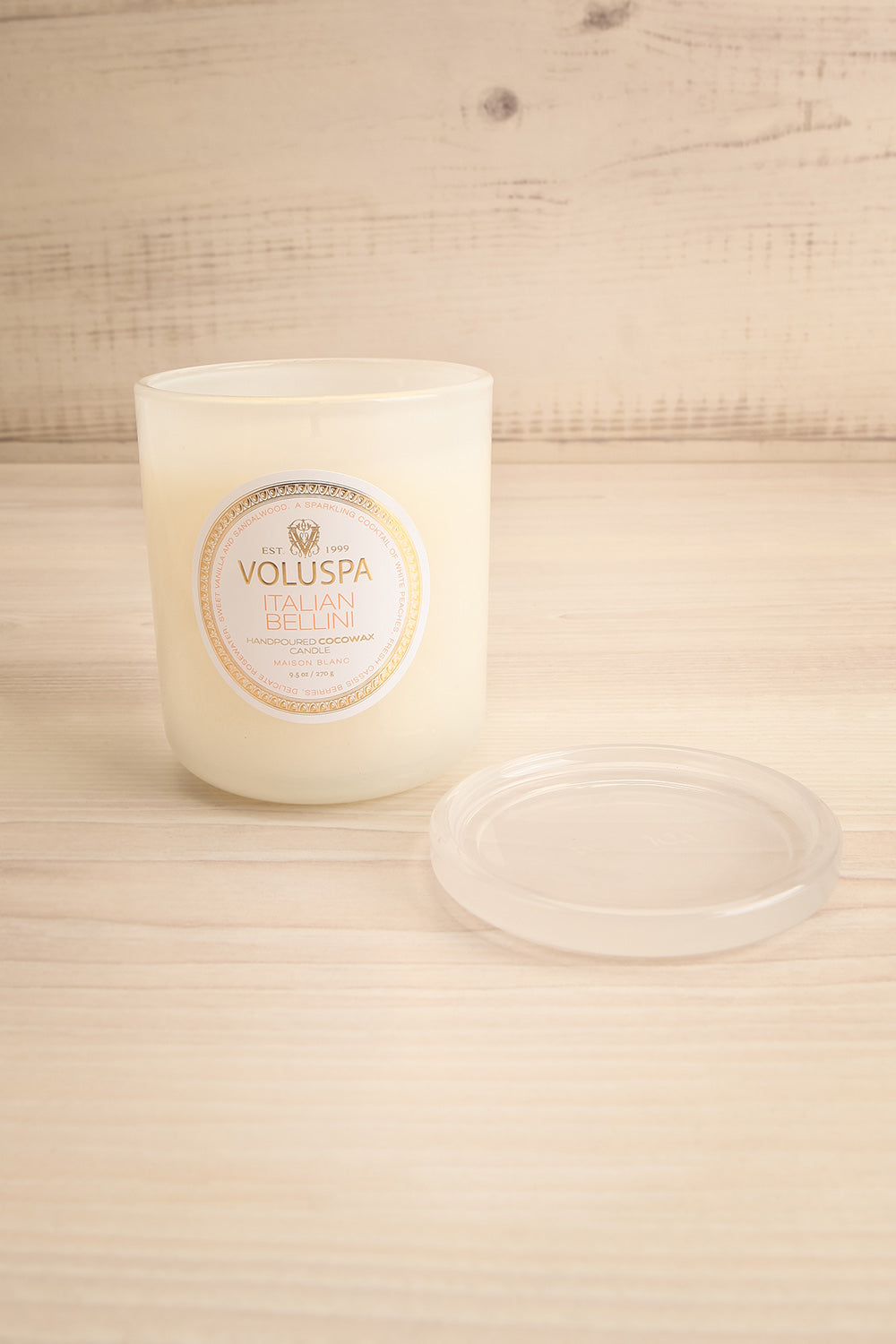 Large Classic Candle Italian Bellini by Voluspa | La petite garçonne open
