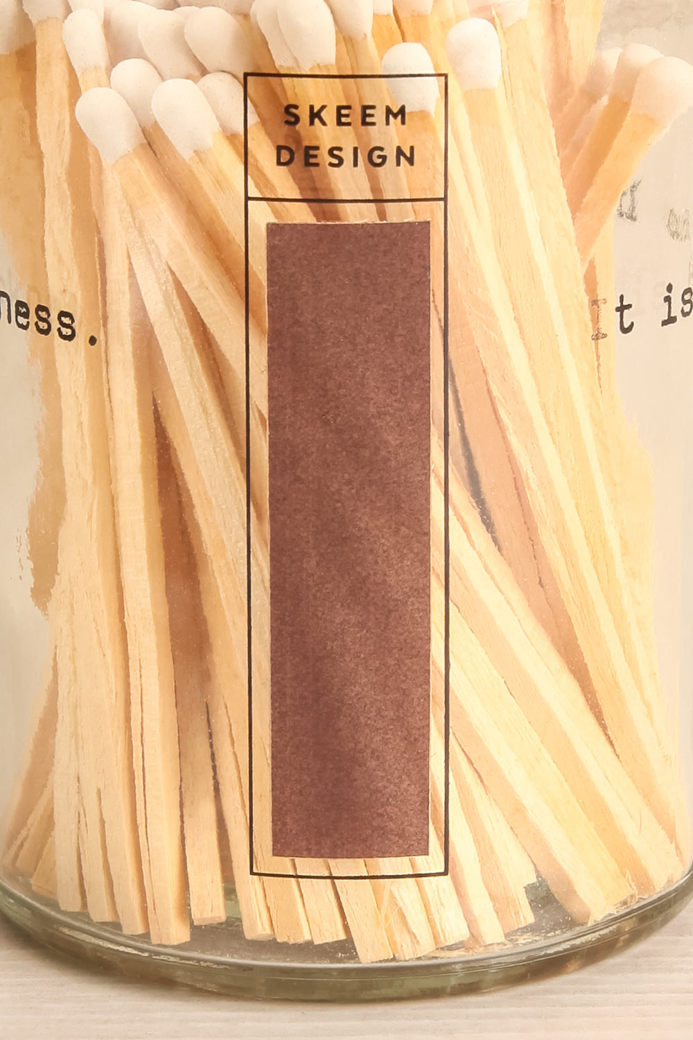 Large Match Bottle w Poetic Quote | La Petite Garçonne Chpt. 2 2