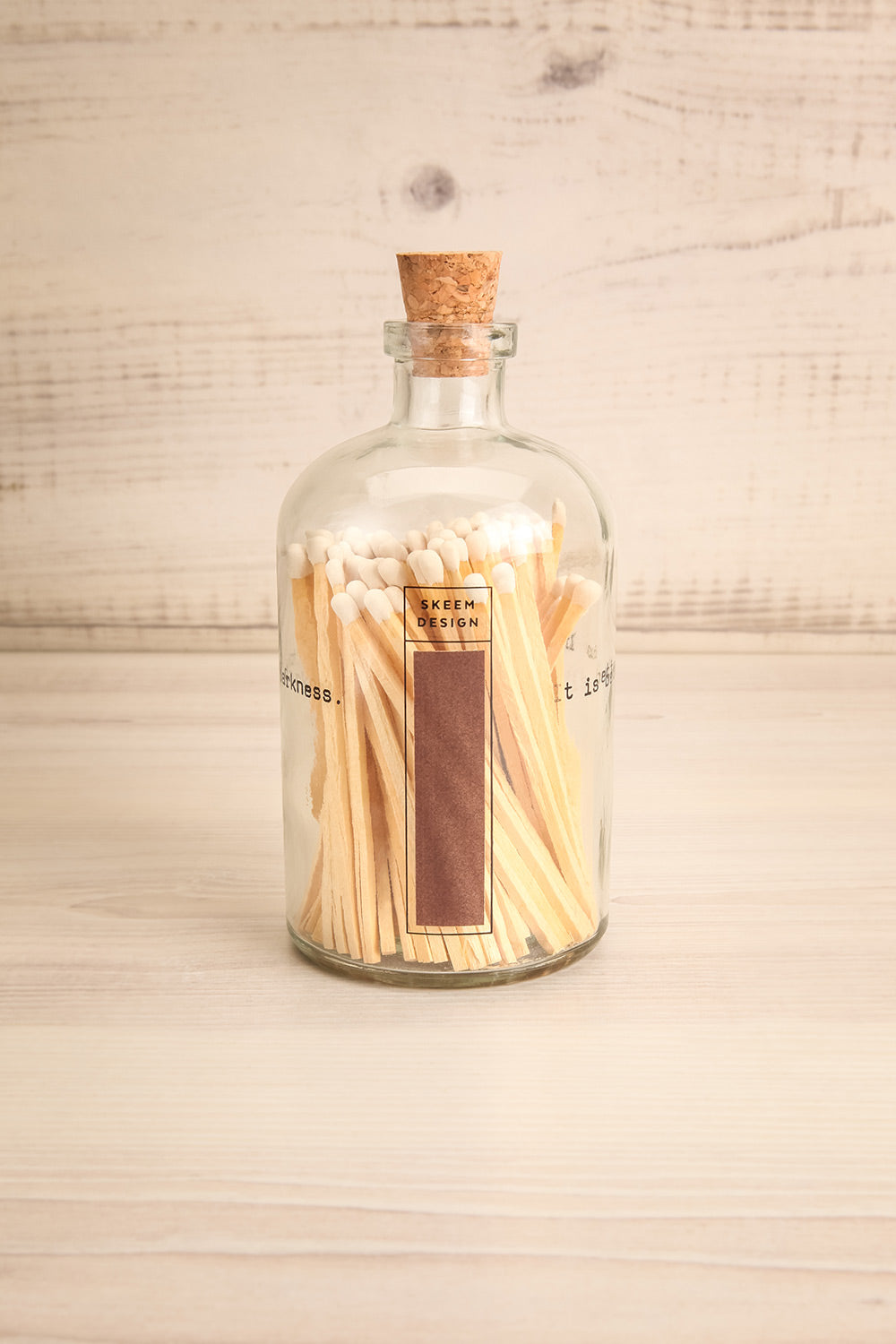 Large Match Bottle w Poetic Quote | La Petite Garçonne Chpt. 2 1
