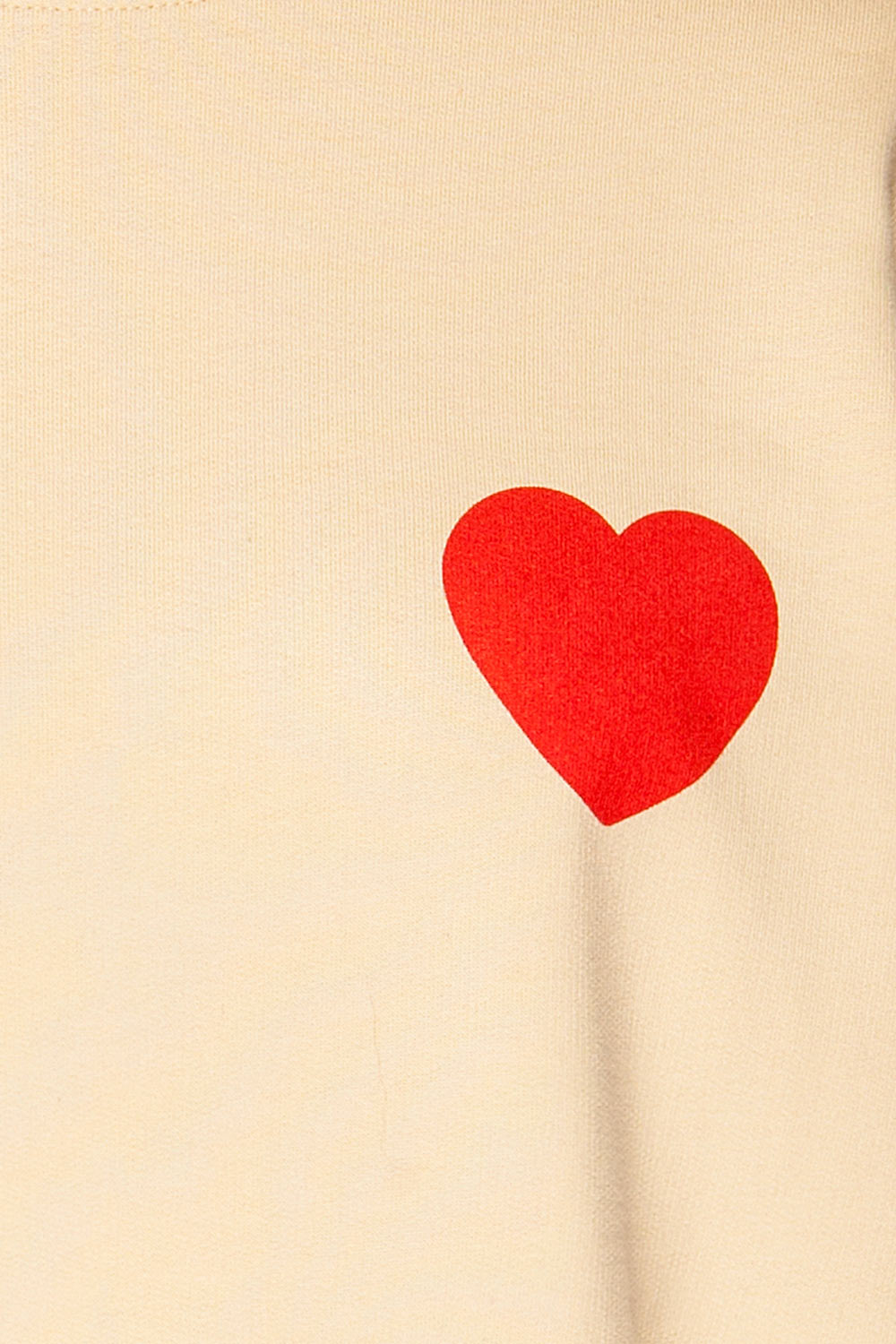 Lask Beige Long Sleeves Printed Sweatshirt | La petite garçonne detail