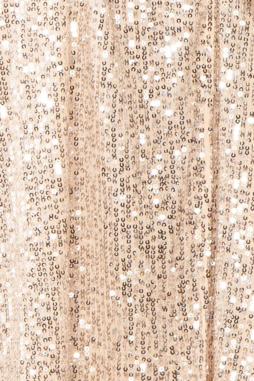 Leanie Short Sequin Wrap Dress w/ Belt | Boutique 1861 fabric