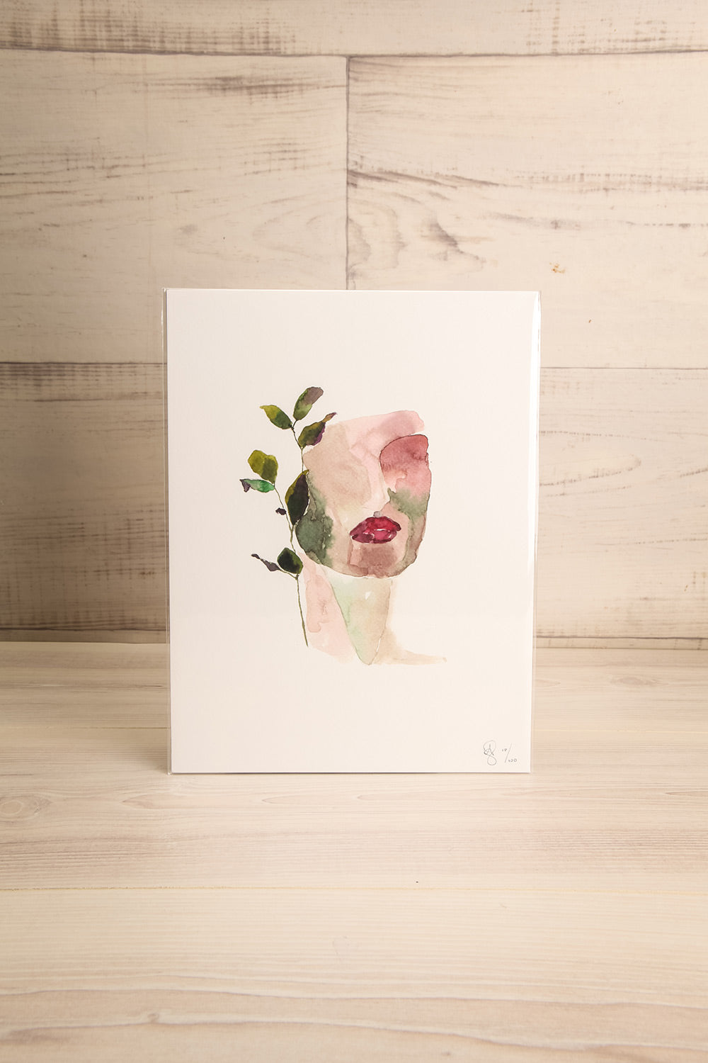 Leaves Watercolour Portrait | La Petite Garçonne Chpt. 2 1