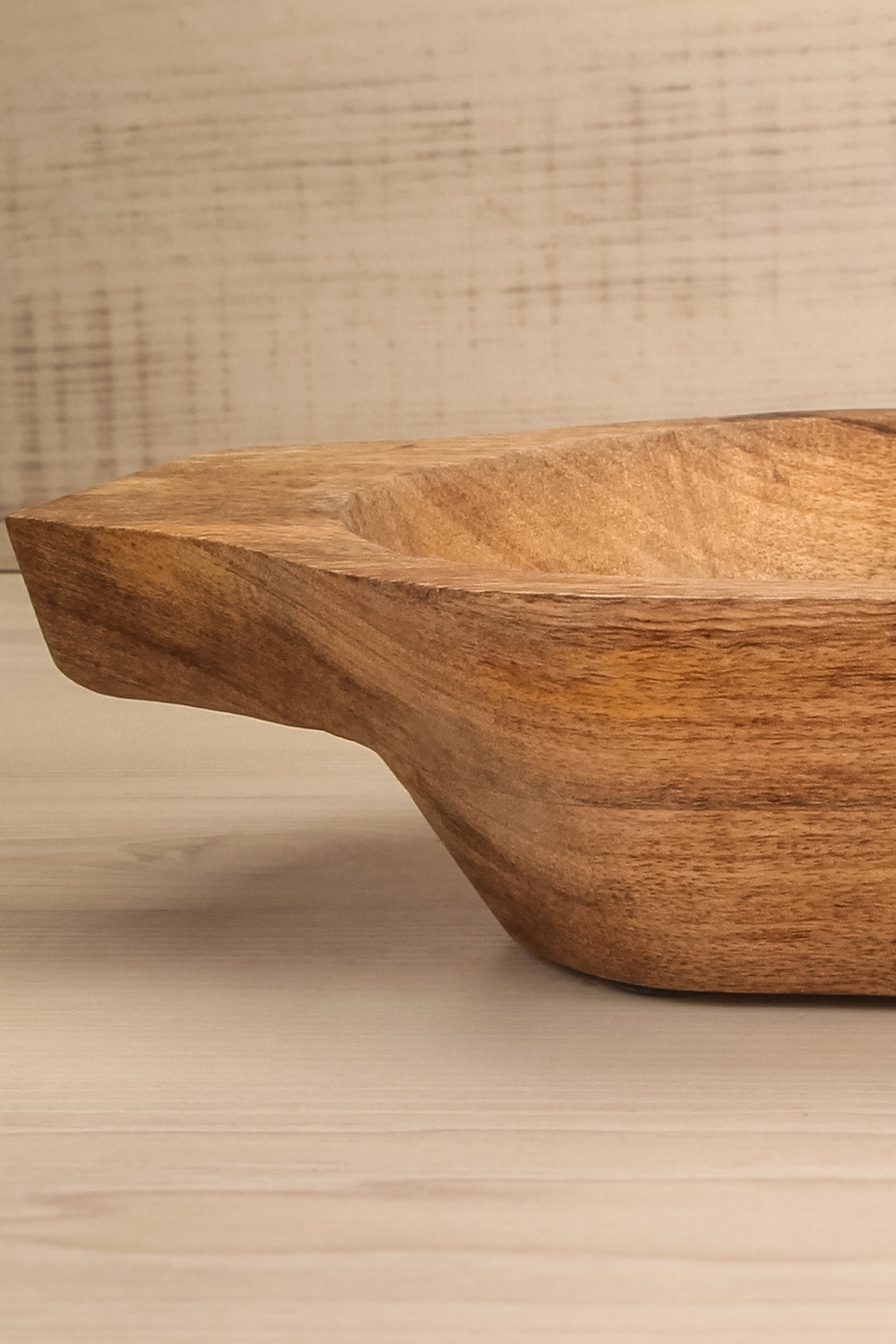 Legnano Wooden Dough Bowl | Maison Garçonne front close-up