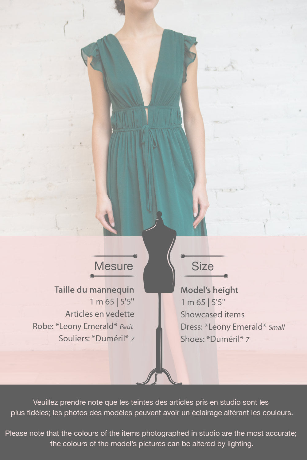 Leony Burgundy V-Neck Chiffon Maxi Dress | Boudoir 1861 fiche