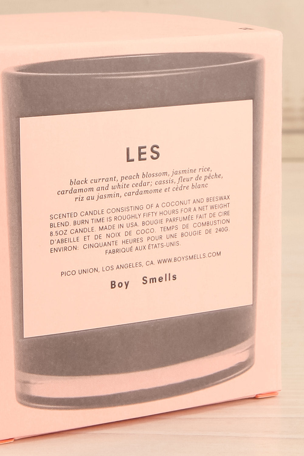 Les Candle | Maison garçonne - Les Bougie | Maison garçonne box close-up