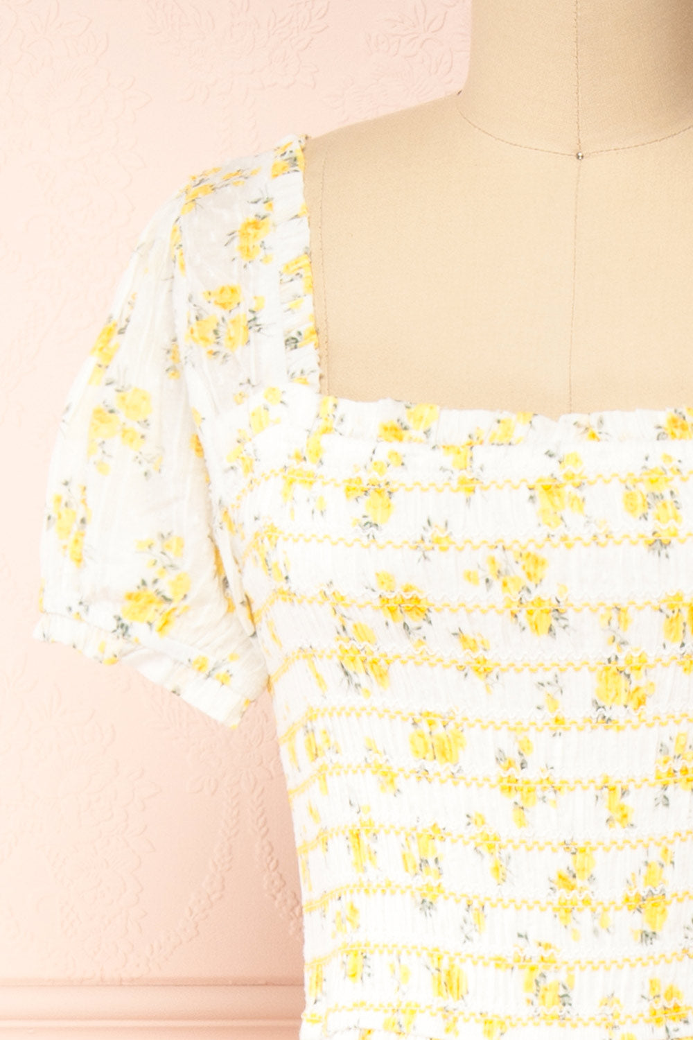 Leva Maxi Floral Dress | Boutique 1861 front close-up