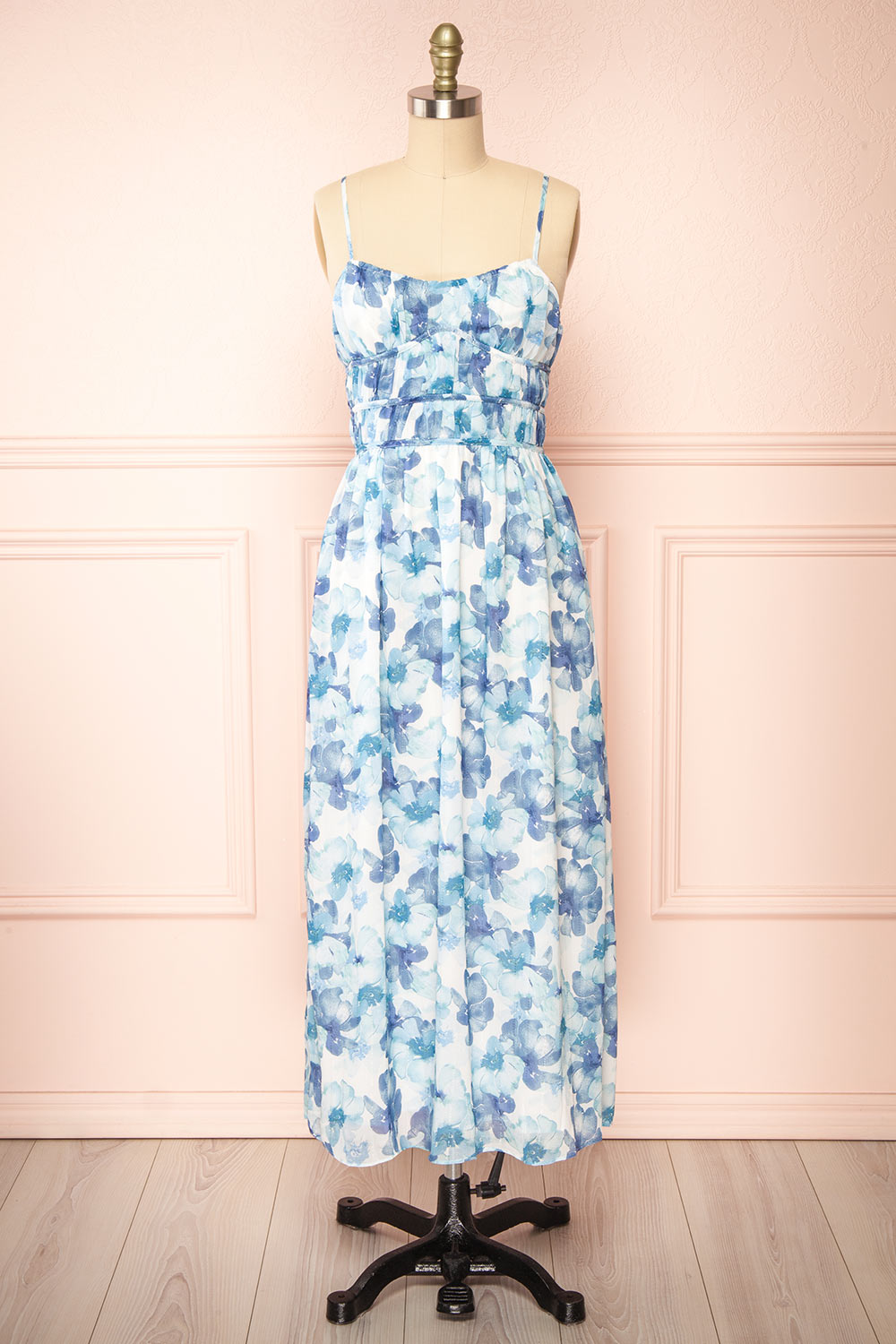 Lilo Floral Midi Dress | Boutique 1861 front view