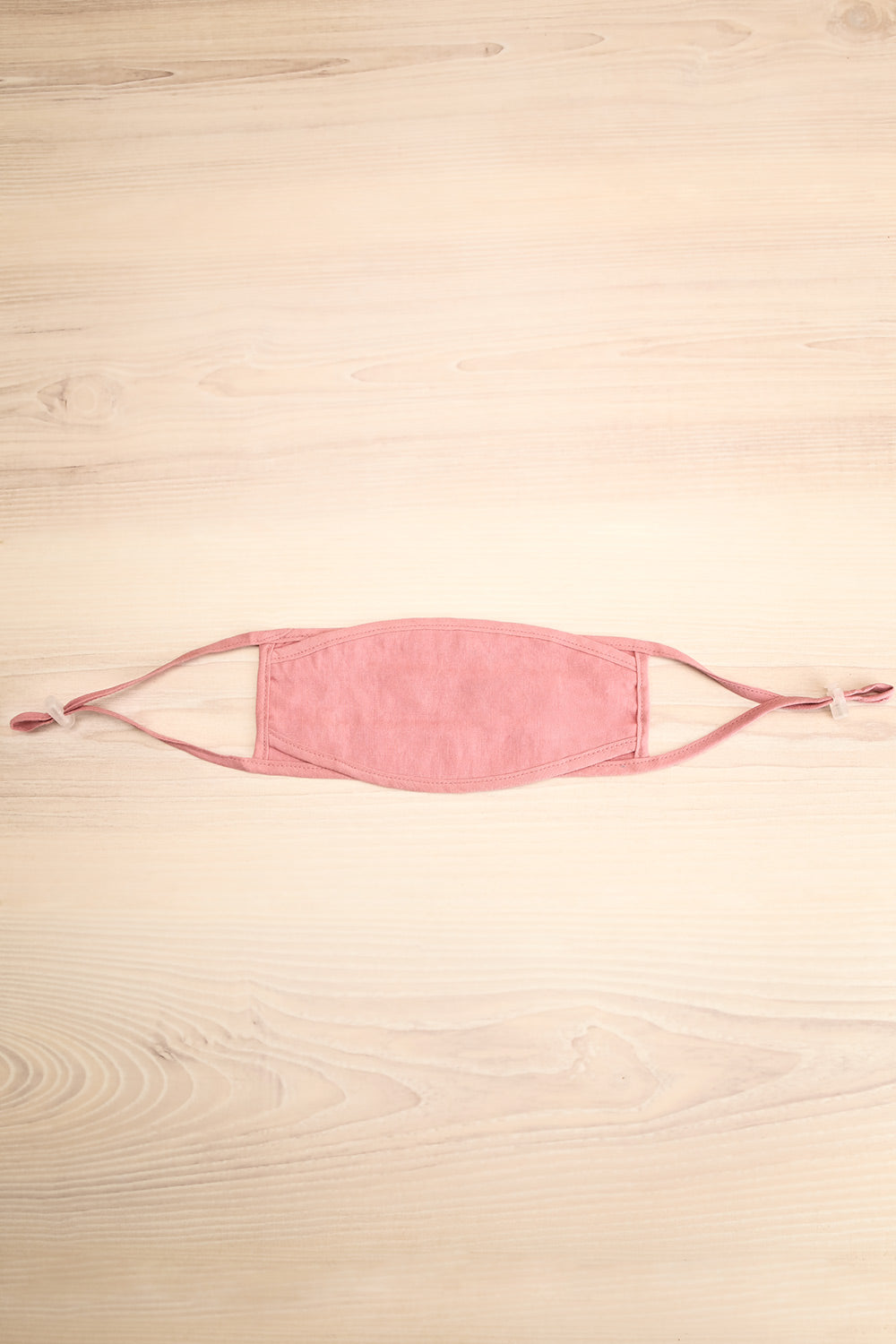 Linen Face Mask Dark Pink | La petite garçonne full