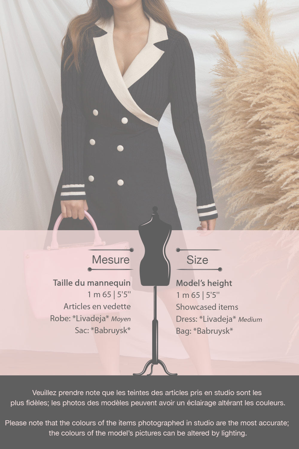 Livadeia Black Long Sleeve A-Line Dress | Boutique 1861 size