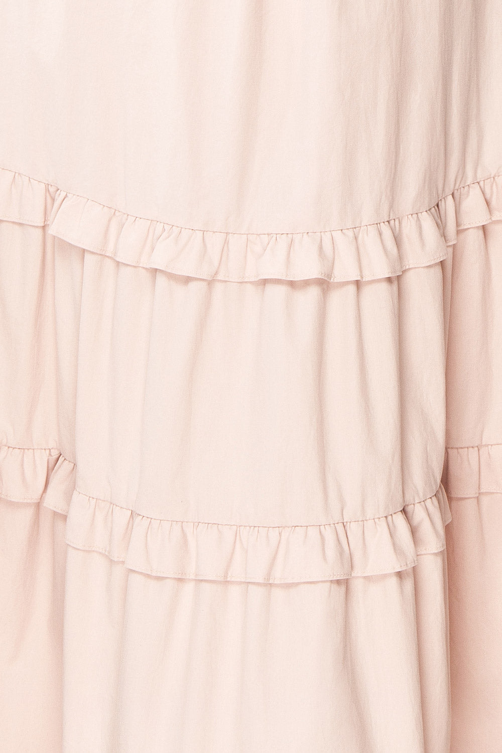 Lorez Dusty Pink Belted Puffy Sleeve Maxi Dress | Boutique 1861 fabric