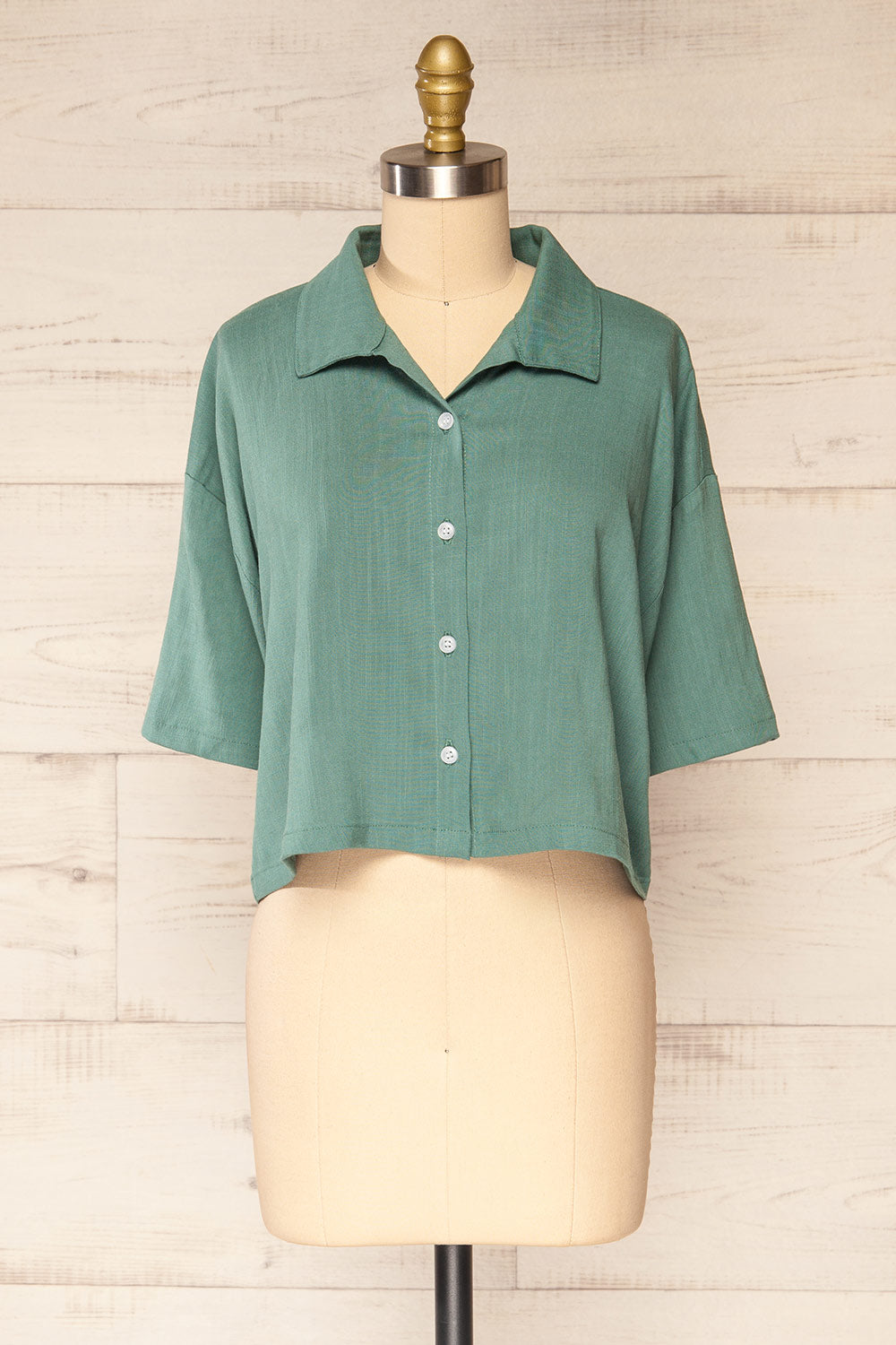 Lucaa Short Sleeve Watermelon Sugar Shirt | La petite garçonne front view