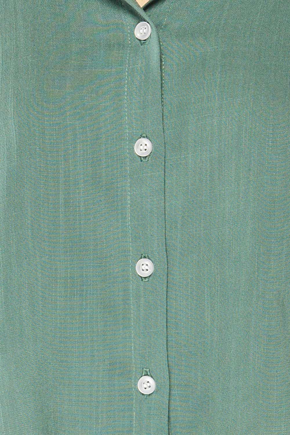 Lucaa Short Sleeve Watermelon Sugar Shirt | La petite garçonne fabric