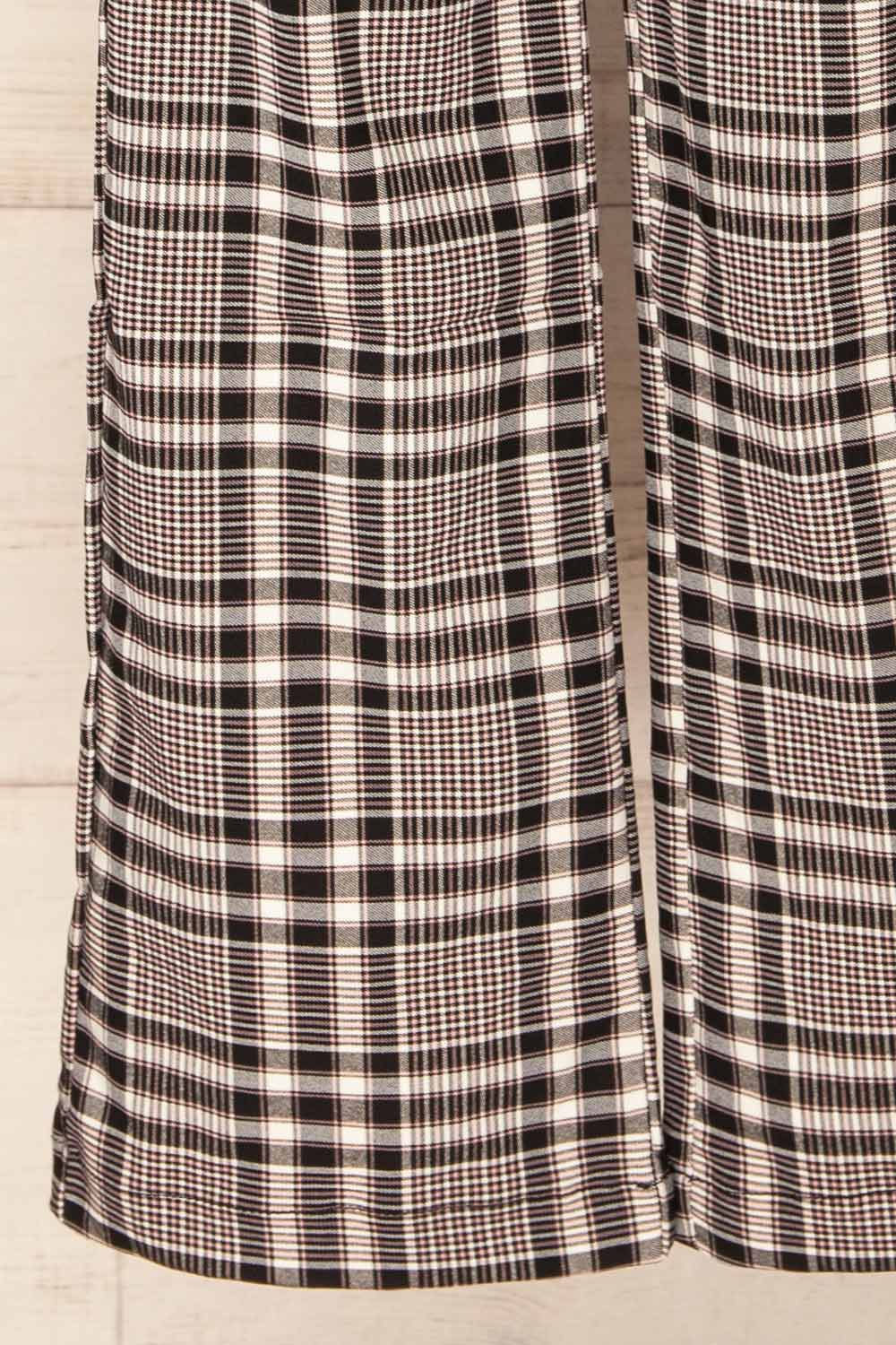 Lugo Fitted Plaid Straight Leg Pants | La petite garçonne bottom