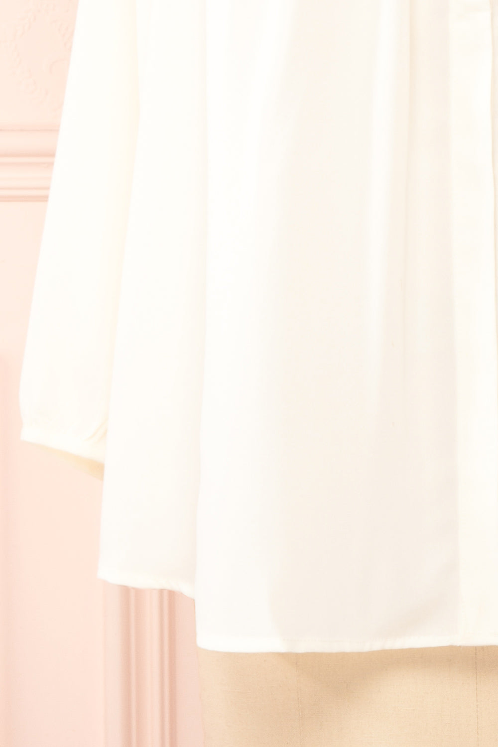 Lunshi Ruffled Button-Up Blouse | Boutique 1861 bottom