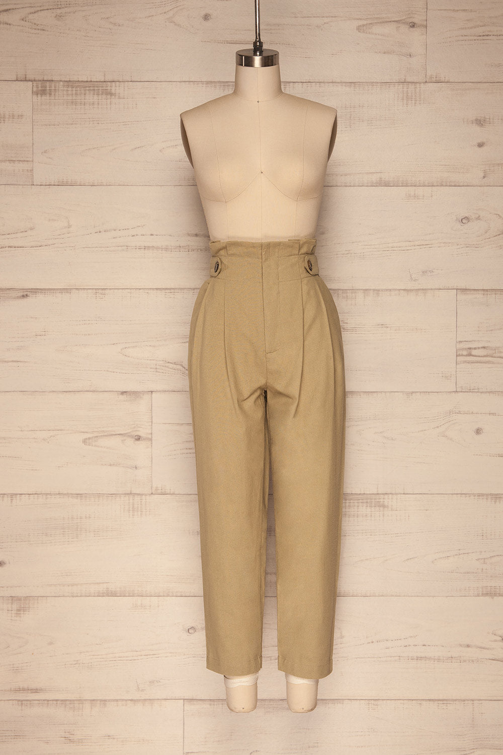 Maardu Sauge Green Pants | Pantalon Vert | La Petite Garçonne front view