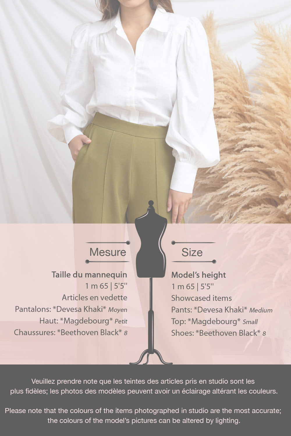 Devesa Black Wide Leg Pants w/ Pockets | La petite garçonne size