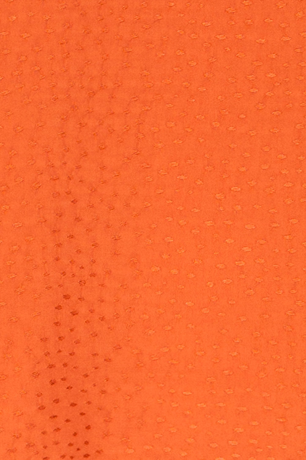 Maggye Orange Cropped Round Neck Cami | La petite garçonne fabric